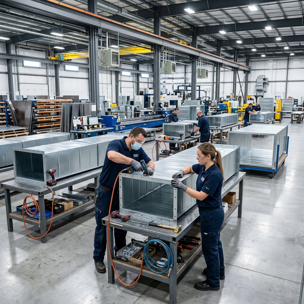 Sistemas de Dutos HVAC Industrial
